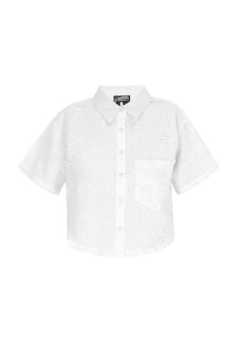 DREIMASTER Casual-Bluse Weiss