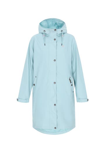 SCHMUDDELWEDDA Regenjacke light blue