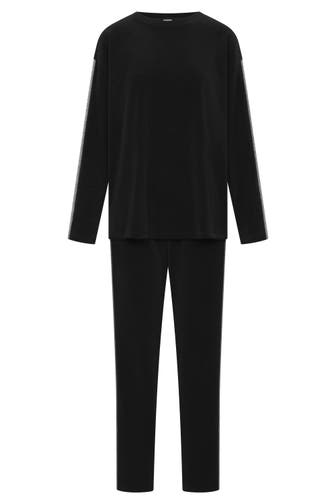 RÖSCH Pyjama - schwarz