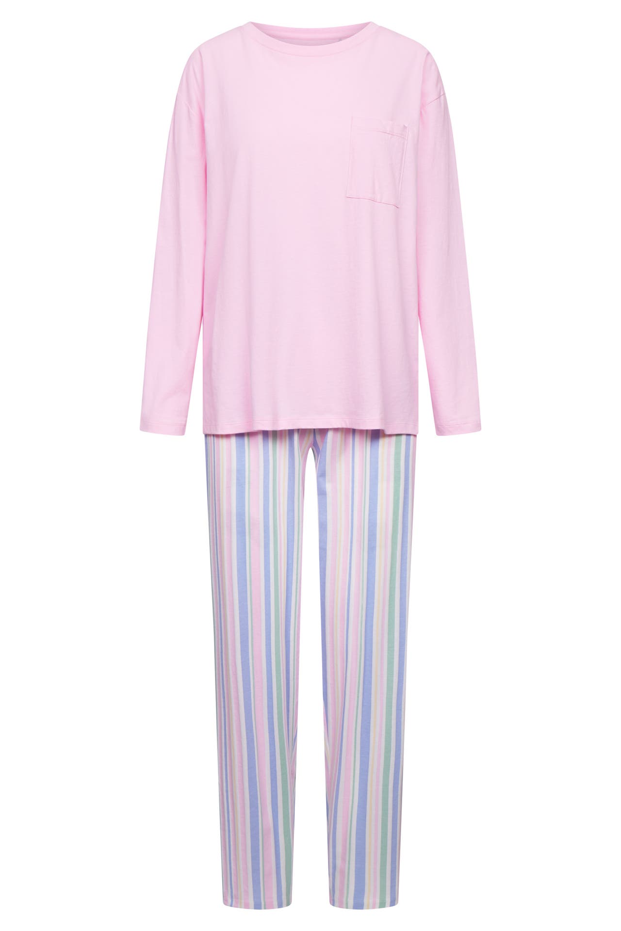 RÖSCH Pyjama - orange gestreift, Bild 1