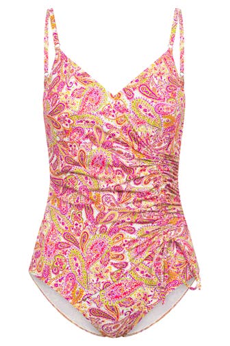 RÖSCH Badeanzug - rosa paisley