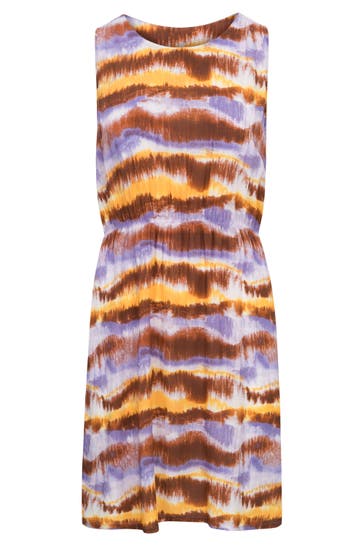 RÖSCH Trägerkleid im Batikdruck -