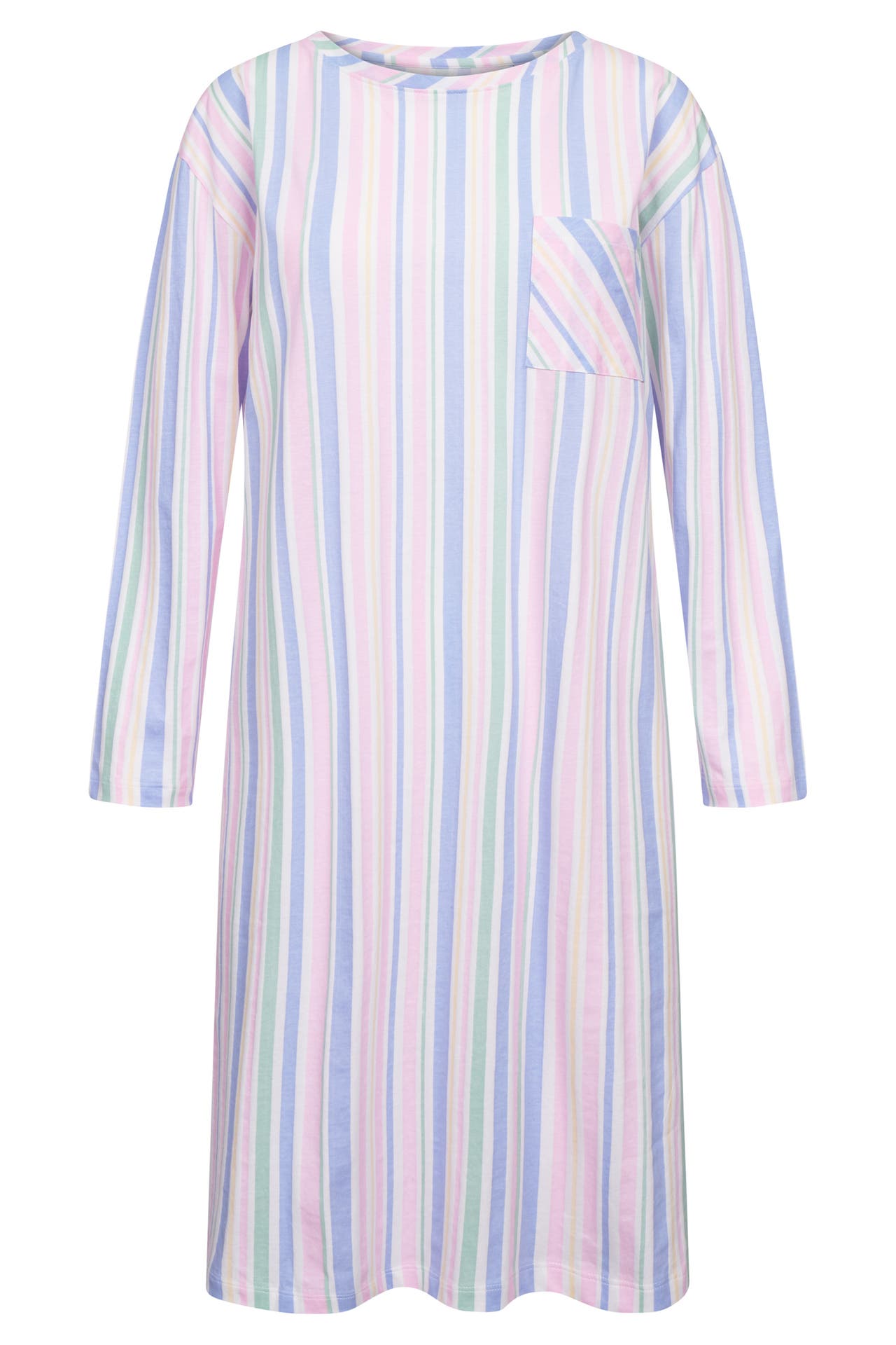 RÖSCH Nachthemd - orange gestreift, Bild 1