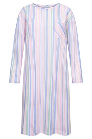 RÖSCH Nachthemd - orange gestreift