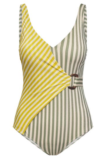 FÉRAUD Badeanzug - gelb / grün