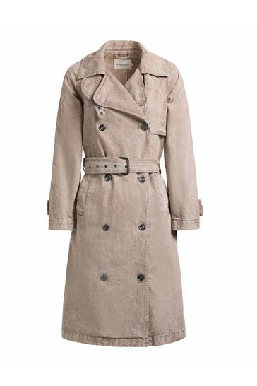 KHUJO Trenchcoat ENZA LATTE BROWN