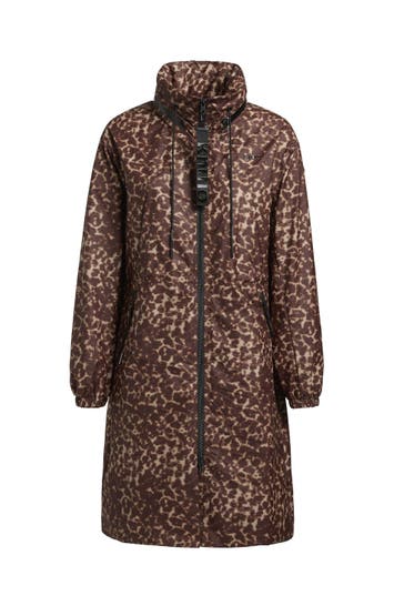 KHUJO Mantel ERTHE LEO PRINT Braun LEO