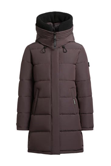 KHUJO Mantel KELSI MOODY PLUM