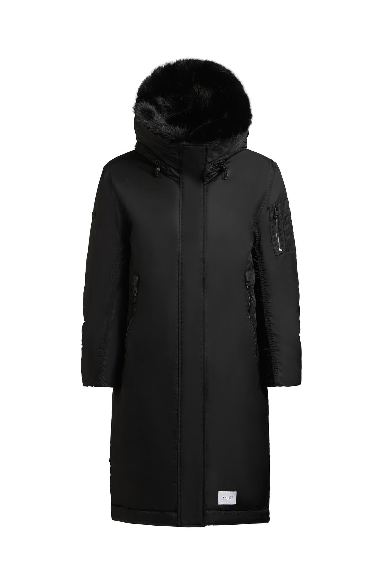 KHUJO Mantel OLIVA BOMBER BLACK, Bild 1