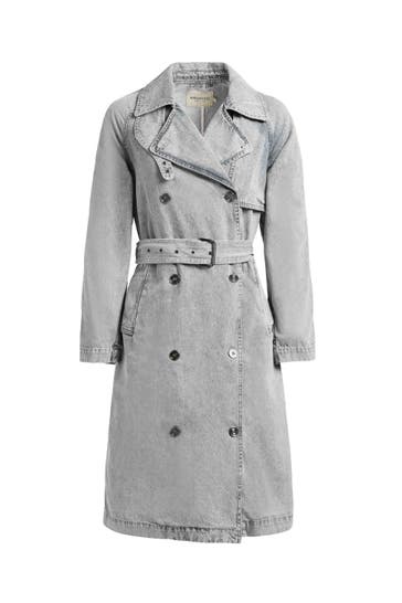 KHUJO Trenchcoat ENZA GREY ACID