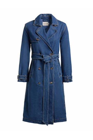 KHUJO Trenchcoat HERA MIDNIGHT BLUE