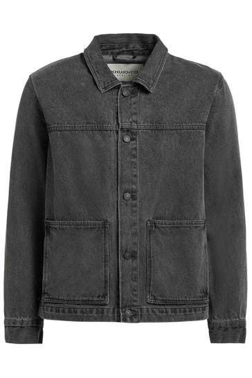 KHUJO Jeansjacke BARTO BLACK