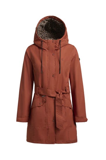 KHUJO Parka MOSTI Rotbraun