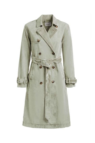 KHUJO Trenchcoat HERA SEAGREEN