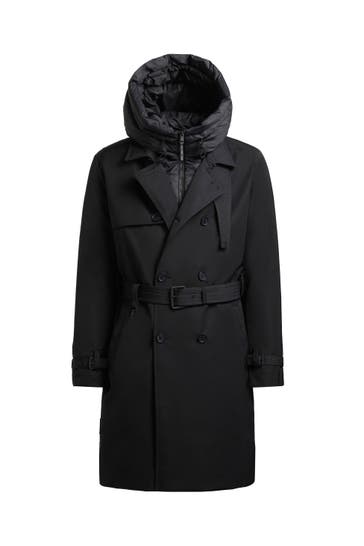 KHUJO Trenchcoat TARM BLACK