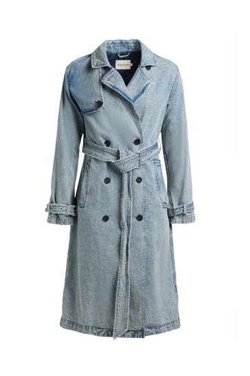 KHUJO Trenchcoat HERA LIGHT BLUE