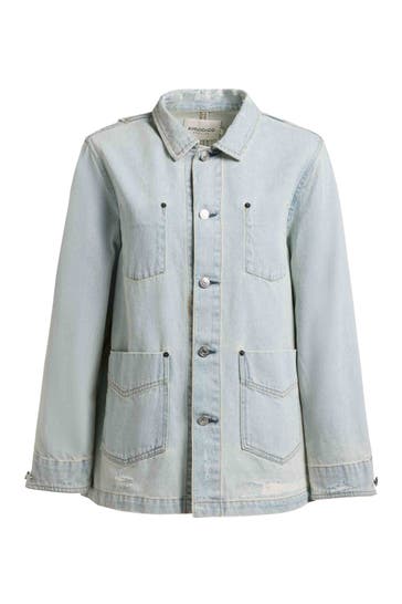 KHUJO Jeansjacke MIRIA BLEACHED BLUE