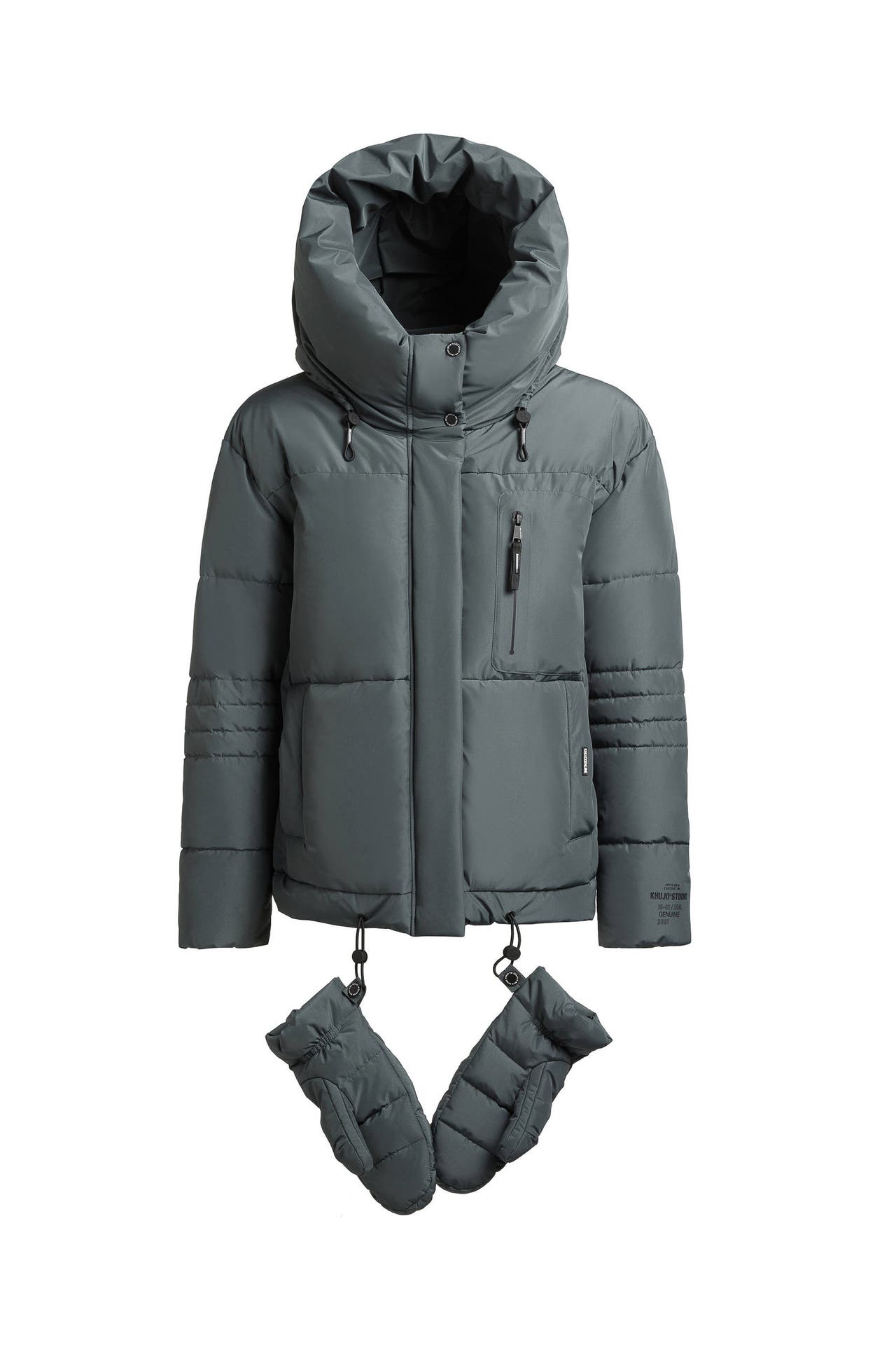 KHUJO Jacke PEEKE2 WITH GLOVES FOAM GREEN, Bild 1