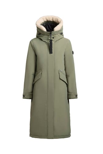 KHUJO Mantel AGNETA2 MUTED GREEN