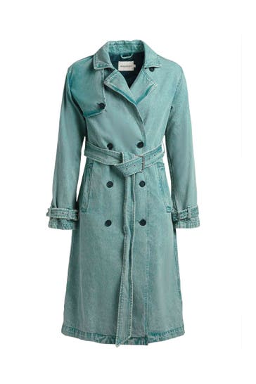 KHUJO Trenchcoat HERA TEAL