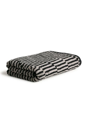 MÖVE - Handtuch Illusions 50x100 cm cashmere/black