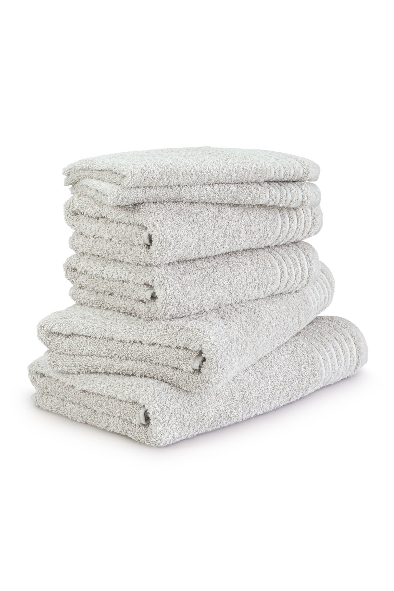 MÖVE Handtuch 2x 30x50 cm + 2x 50x100 cm + 2x67x140 cm grey, Bild 1