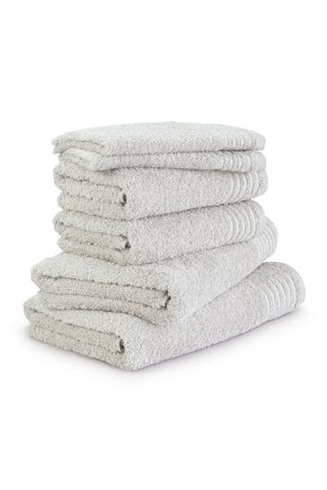 MÖVE Handtuch 2x 30x50 cm + 2x 50x100 cm + 2x67x140 cm grey