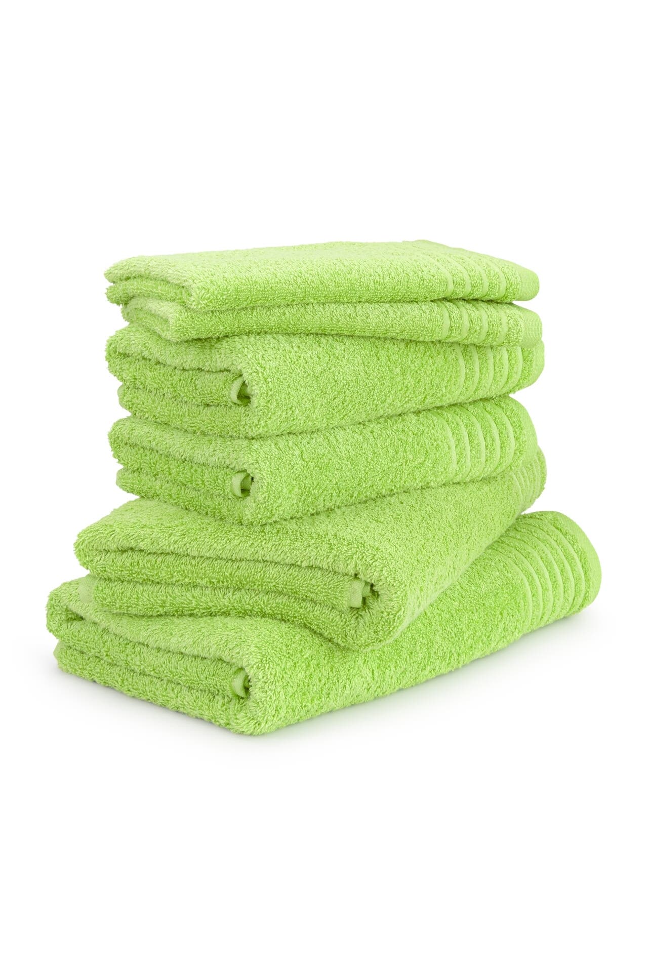 MÖVE Handtuch 2x 30x50 cm + 2x 50x100 cm + 2x67x140 cm wild lime, Bild 1