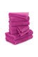 Handtuch 2x 20x15 cm + 2x 30x50 cm + 4x 50x100 cm + 2x 67x140 cm raspberry