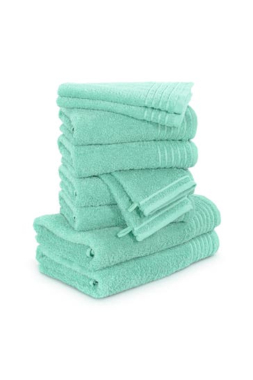 MÖVE Handtuch 2x 20x15 cm + 2x 30x50 cm + 4x 50x100 cm + 2x 67x140 cm jelly mint