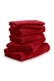 Handtuch 2x 30x50 cm + 2x 50x100 cm + 2x67x140 cm ruby