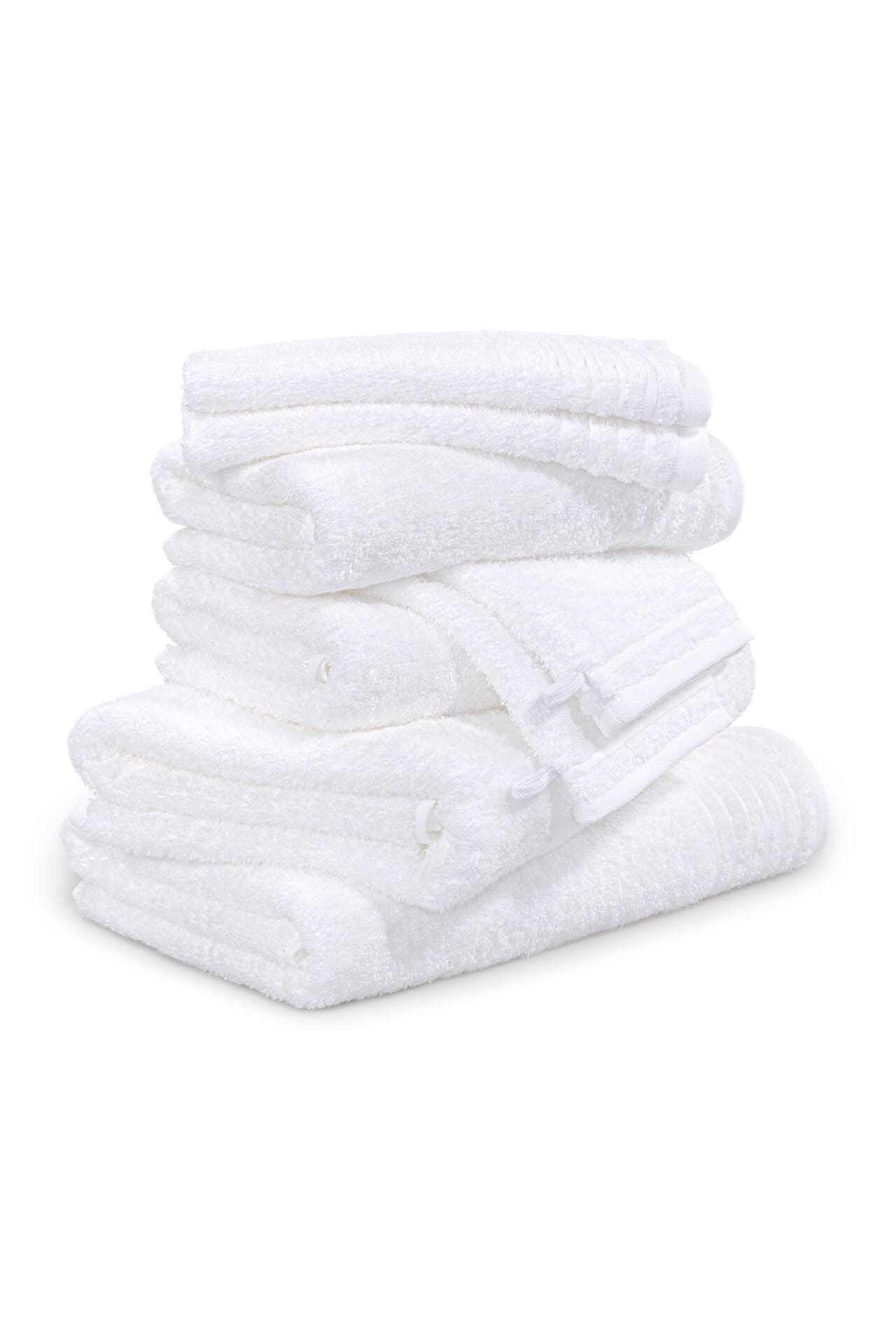 MÖVE Handtuch 2x 20x15 cm + 2x 30x50 cm + 2x 50x100 cm + 2x 67x140 cm snow, Bild 1