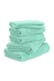 Handtuch 2x 30x50 cm + 2x 50x100 cm + 2x67x140 cm jelly mint