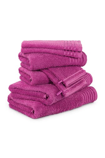 MÖVE Handtuch 2x 20x15 cm + 2x 30x50 cm + 2x 50x100 cm + 2x 67x140 cm raspberry