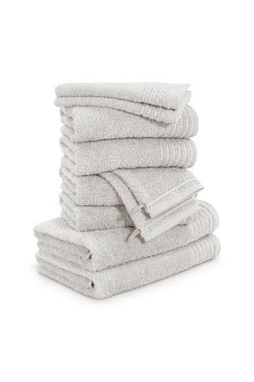 MÖVE - Handtuch 2x 20x15 cm + 2x 30x50 cm + 4x 50x100 cm + 2x 67x140 cm grey