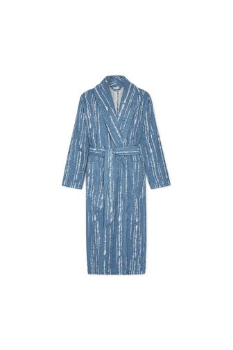 MÖVE Bademantel nature/steel blue