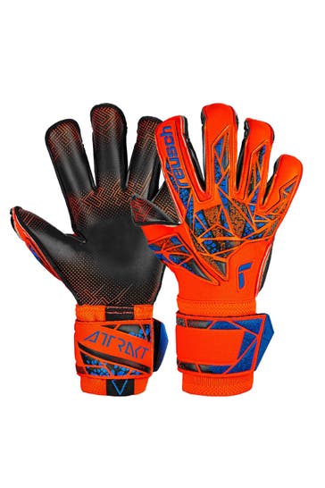 REUSCH Handschuhe Attrakt Gold X Evolution GluePrint orange-blau