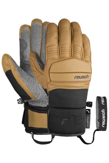 REUSCH Handschuhe Henrik Kristoffersen braun-schwarz