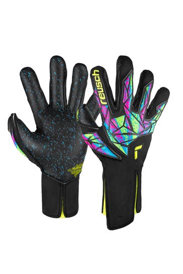REUSCH Handschuhe Attrakt Fusion Strapless schwarz-gelb