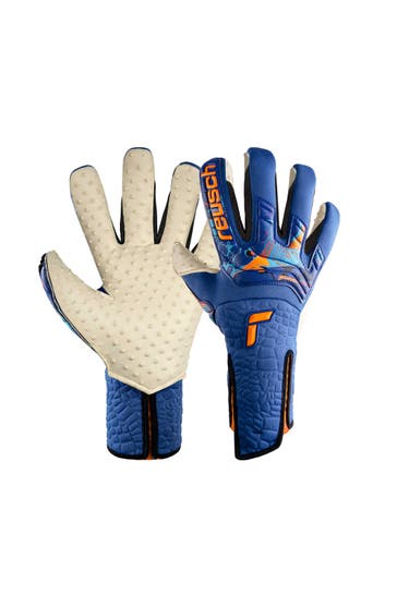 REUSCH Handschuhe Attrakt SpeedBump Strapless AdaptiveFlex blau-orange
