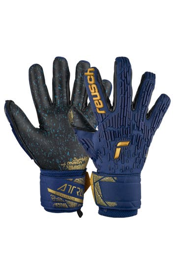 REUSCH Handschuhe Attrakt Freegel Fusion Goaliator blau-gold