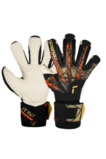 REUSCH Handschuhe Attrakt SpeedBump Ortho-Tec schwarz-gold