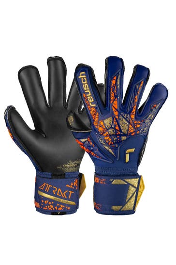 REUSCH Handschuhe Attrakt Gold X Evolution blau-gold