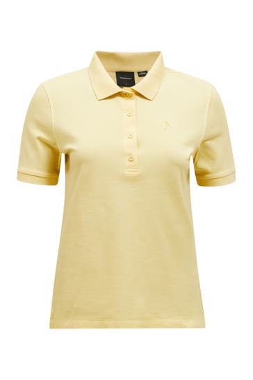 PEAK PERFORMANCE Polo-Shirt W Classic Cotton Polo zitronengelb