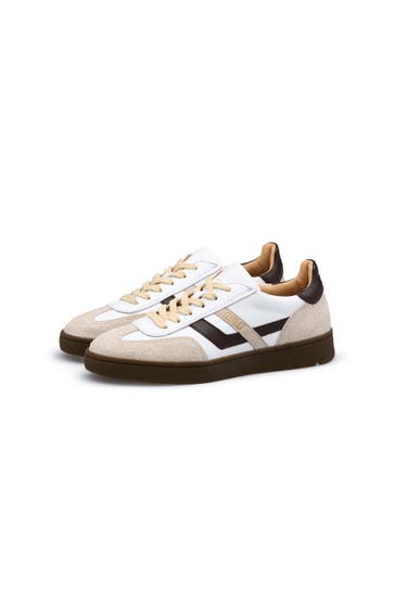 LLOYD Sneaker Hochwertiger Sneaker Weiß/Braun
