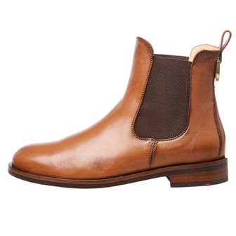 LLOYD Chelsea-Boots mit Blockabsatz braun