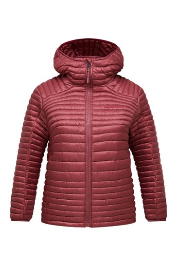PEAK PERFORMANCE Jacke W Monolight Synthetic Hood Jacket rotviolett