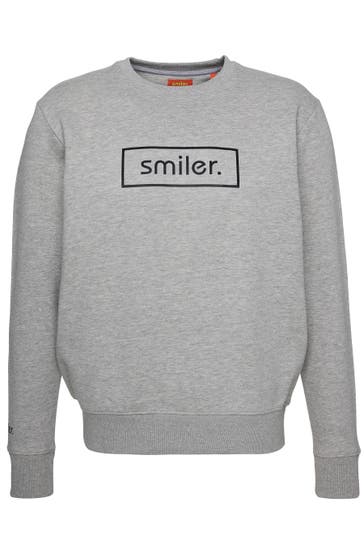 SMILER. Pullover Cuddle. GRAU