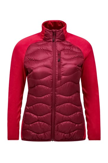 PEAK PERFORMANCE Funktionsjacke W Helium Hybrid Down Jacket weinrot