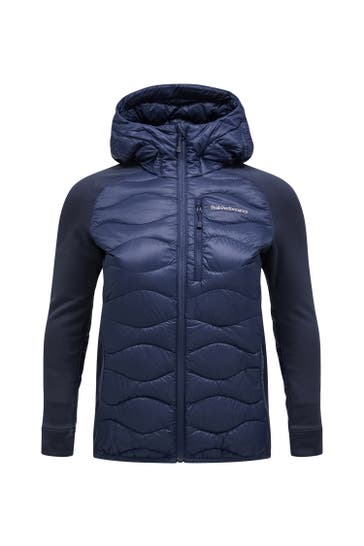 PEAK PERFORMANCE Funktionsjacke W Helium Down Hybrid Hood blau